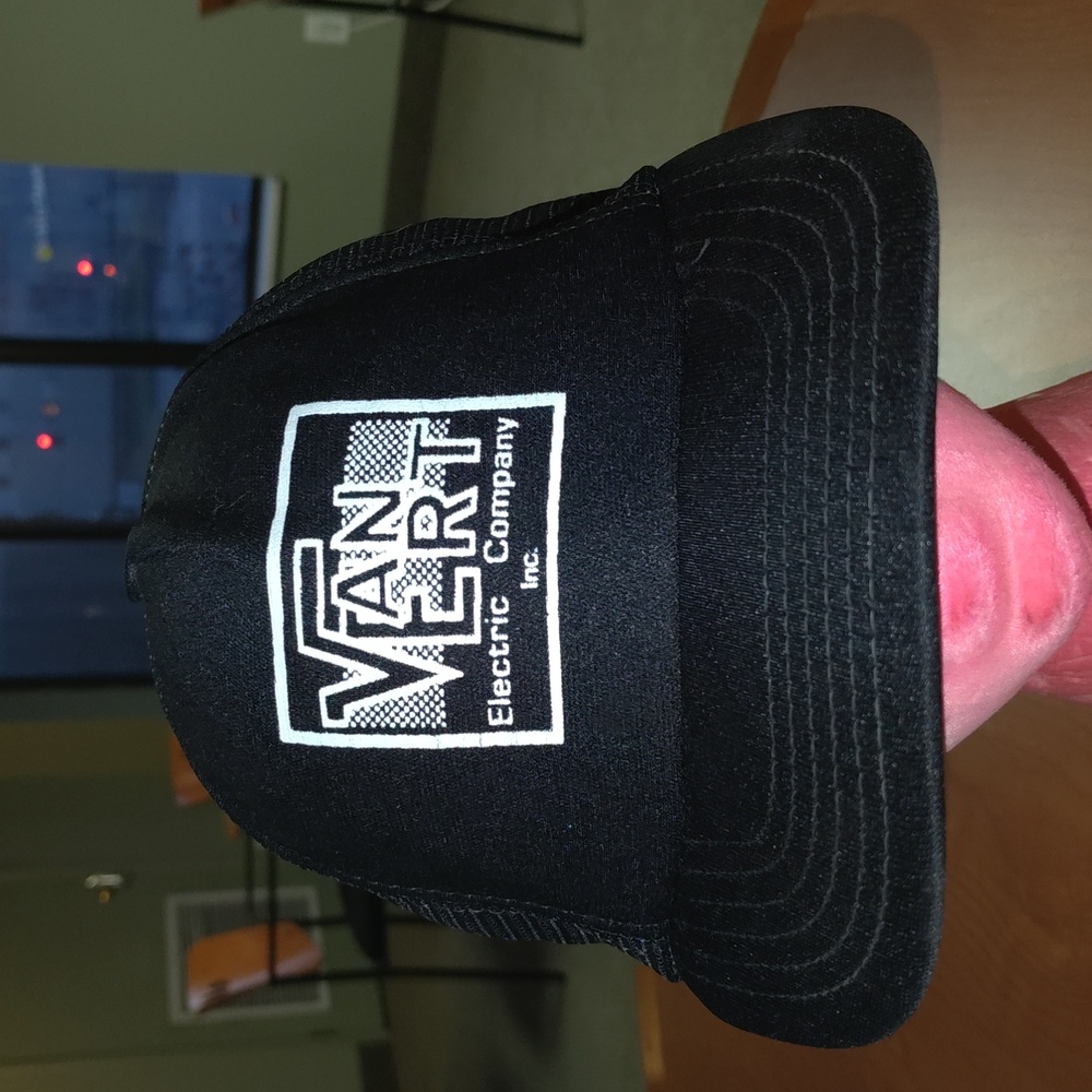 Vtg Van Ert Electric Company Inc Trucker Mesh Snapback Hat Cap